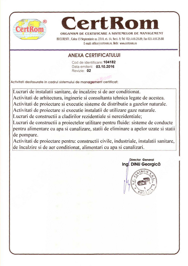 SR EN ISO 9001:2008 Anexa
